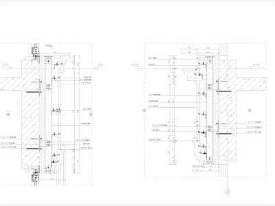 现代其他图库 墙面户干挂 墙面干挂石材节点 施工图