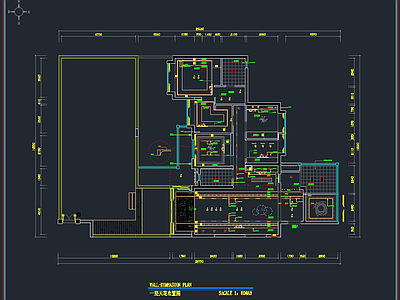 现代简约别墅建筑 自建房 独栋别墅 施工图