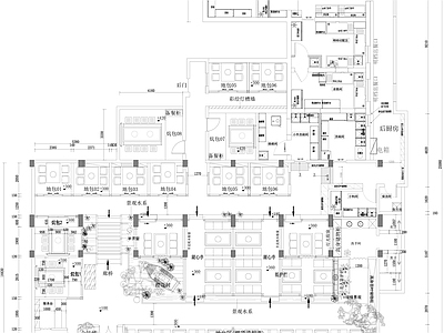 日式榻榻米 榻榻米 烤肉店 日式 韩式 施工图