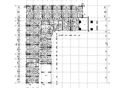 现代其他居住建筑 超高层公寓 LOFT公寓平立 多层地下室 施工图