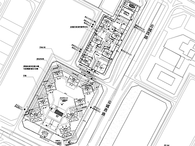 现代规划设计 住宅及公寓总图 施工图