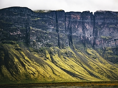 现代风景 外景自然风景 悬崖崖壁