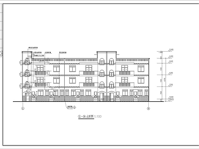 现代别墅建筑 三层现代别墅 自建房 独栋别墅 施工图