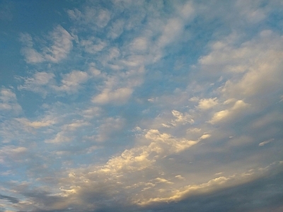 现代天空外景 天空 蓝天白云晴天天空 夕阳天空