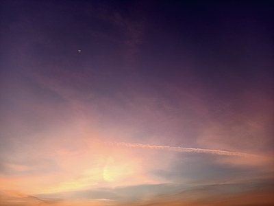 现代天空外景 唯美纯净天空 天空 黄昏天空