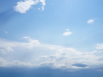 现代天空外景 晴朗蓝天 天空