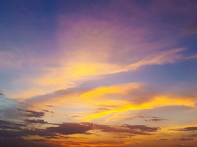 现代天空外景 唯美浪漫天空 黄昏天空 夕阳天空