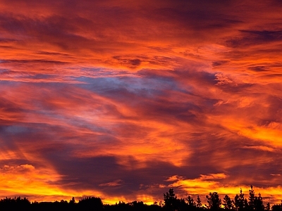 现代天空外景 唯美浪漫天空 夕阳天空