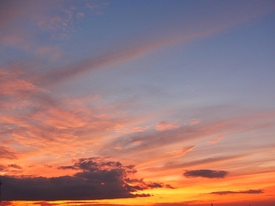 现代天空外景 唯美浪漫天空 夕阳天空 黄昏天空