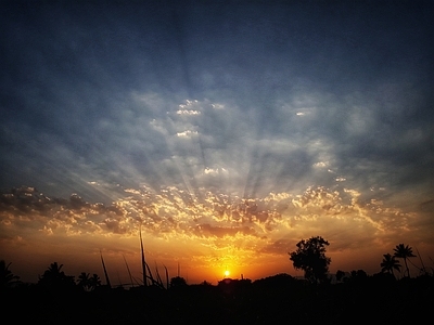 现代天空外景 唯美浪漫天空 黄昏天空 夕阳天空