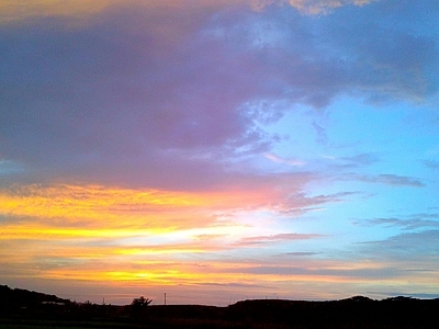 现代天空外景 唯美浪漫天空 黄昏天空 夕阳天空