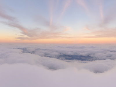 现代天空HDR 晴天 云层 云朵 云彩 天空 黄昏