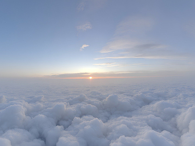 现代天空HDR 晴天 云层 云朵 云彩 天空 黄昏