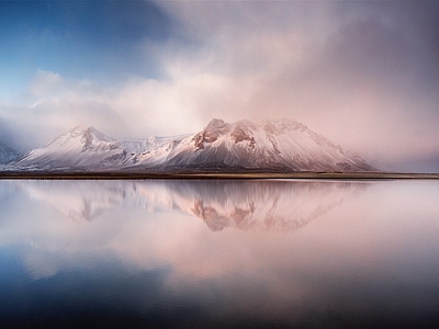 现代风景 自然风景 背景 水天空