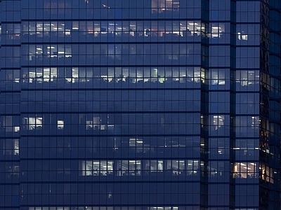 现代其他玻璃 高楼建筑 夜景