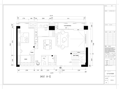 现代新中式整体家装空间 双层复式 四房 家装空间设计 CA 施工图