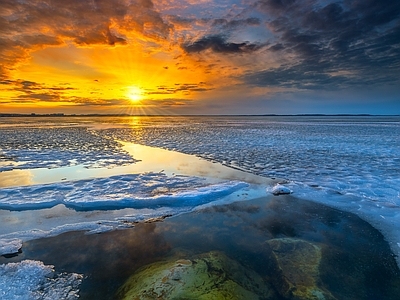 现代风景 自然风景 海边天空 背景