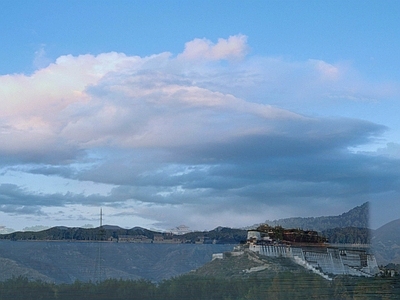 现代天空外景 蓝天白云天空 天空 云朵天空 黄昏天空