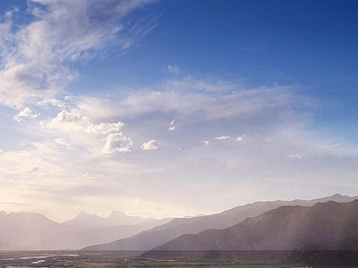 现代天空外景 卷云云朵天空 天空 蓝天白云天空 黄昏天空