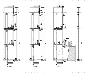 中式学校建筑 藏式学生食堂 施工图