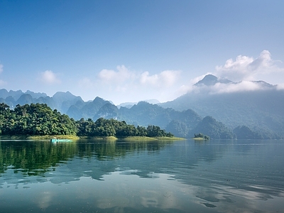 现代天空外景 晴天外景 天空 山水外景 蓝天白云山水外景 青山绿水外景