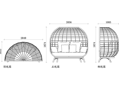 现代西餐厅 吊舱座位设计 吊舱座位材质 吊舱座位舒适度 吊舱座位风格 吊舱座位空间利用 施工图