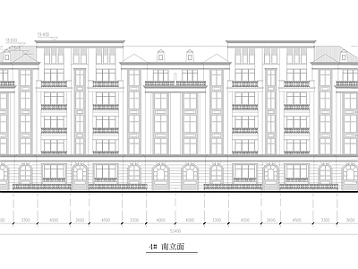 现代住宅楼建筑 高层建筑 联排建筑 人才公寓 自建房 施工图