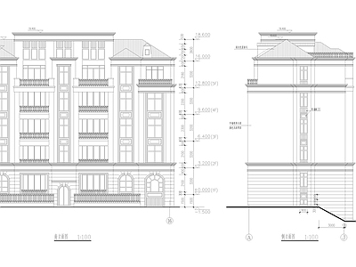 现代住宅楼建筑 高层建筑 联排建筑 别墅建筑 施工图