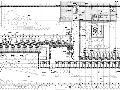 中式酒店建筑 餐饮建筑 施工图