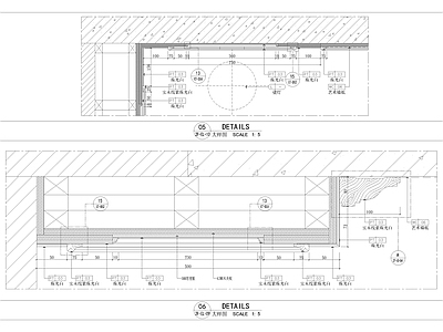 现代墙面节点 墙体墙面大样图 电视 家装节点 节点图 施工图