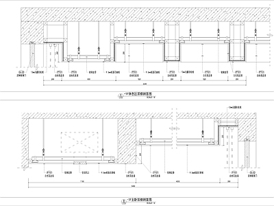 现代墙面节点 墙体墙面大样图 电视 节点图 壁龛节点 施工图