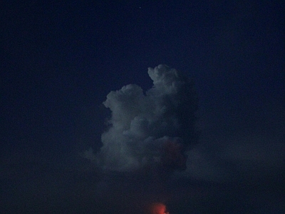 现代轻奢风景 夜景 火 高顶 云雾