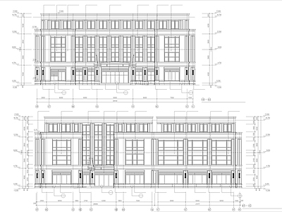 现代住宅楼建筑 多层建筑 自建房 人才公寓 会所 施工图