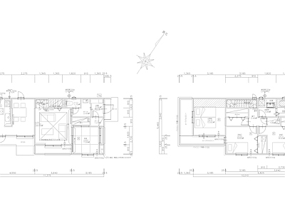 现代别墅建筑 独栋别墅 别墅 住宅建筑 施工图