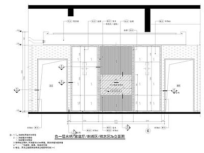 现代客厅 节点大样图 立面图 小户型 书房 别墅 施工图