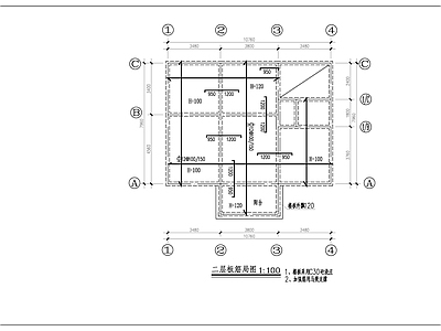 电气图 乡村别墅建筑水电 施工图