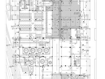 给排水图 公共文化 一层为餐厅及展厅 戏馆及配套文化用 高度23 4米 4层面积2万平方 施工图