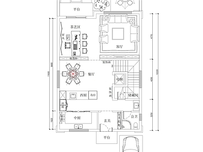 别墅 三层独立别墅 别墅 家装 施工图