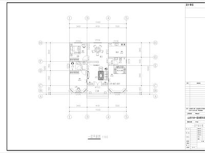 欧式住宅楼建筑 欧式别墅 自建房 施工图