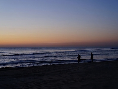 现代简约天空外景 黄昏天空 外景 海边天空