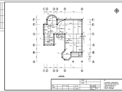 现代别墅建筑 两层别墅建筑 施工图