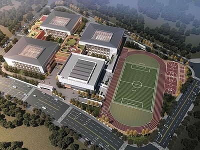 现代风格学校