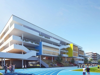 现代风格学校