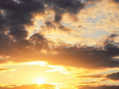 现代天空外景 全景天空 黄昏天空 夕阳天空 云朵