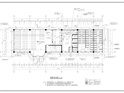 现代中式学校建筑 食堂改造 食堂 食堂 食堂建筑 施工图