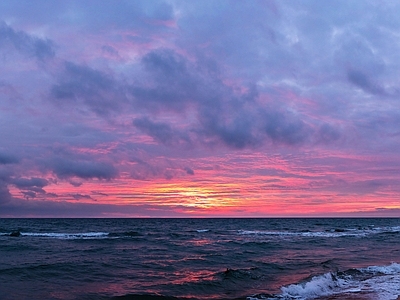 现代天空HDR 夜景HDR 黄昏HDR 天空 海边 晚霞