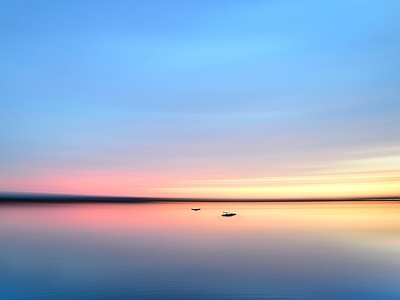 现代天空外景 傍晚