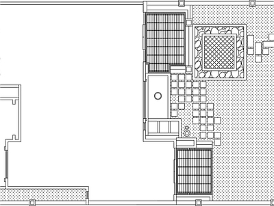 现代庭院 私家 别墅设计 廊架设计 农村 施工图