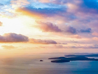 现代风景 大海 天空 晚霞 云彩 夕阳