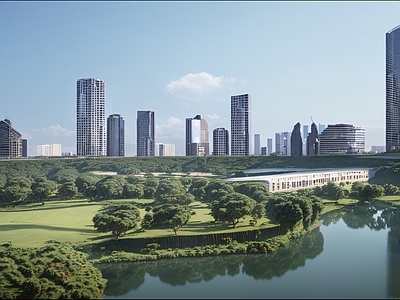 现代城市外景 城市外景 城市公园外景 都市风景 城市建筑 森林草坪外景